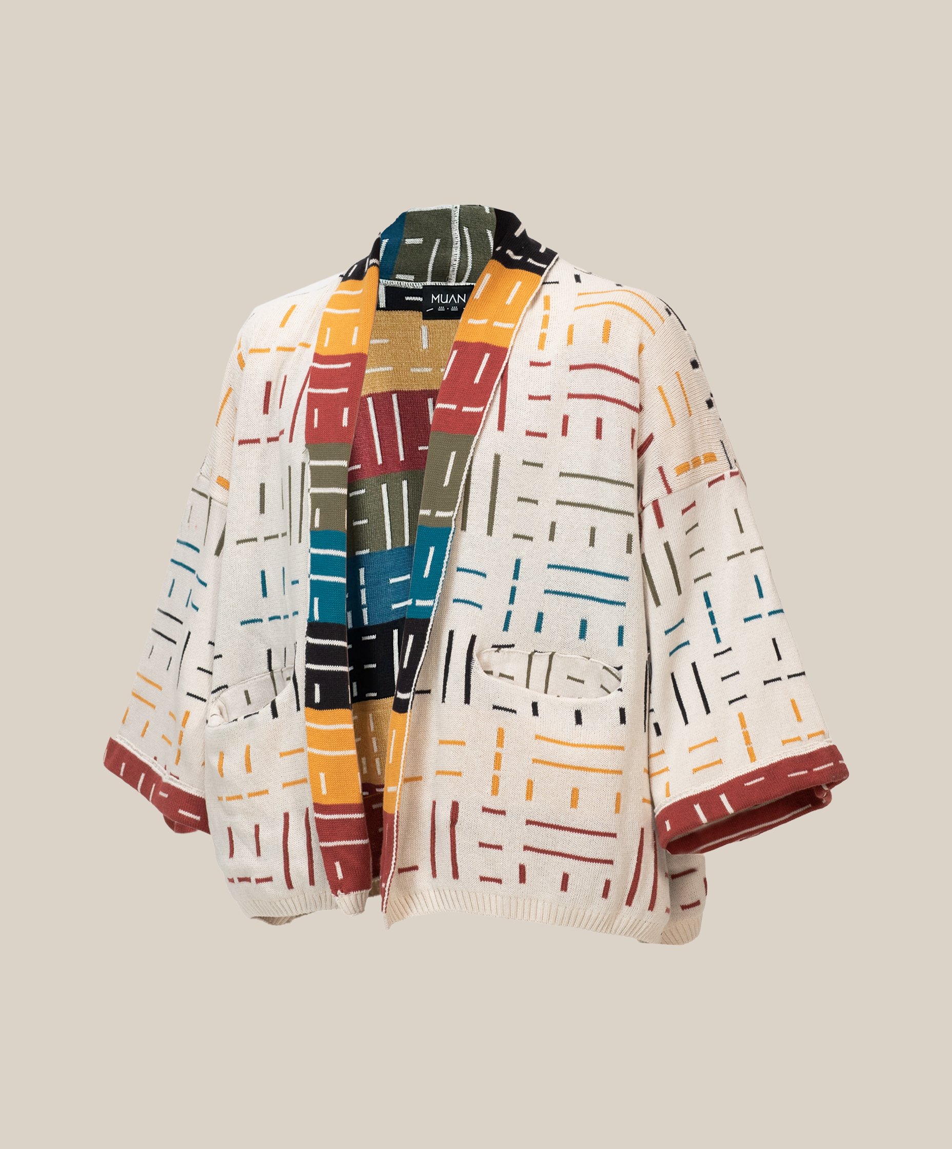 Tonalli Ash & Multicolor Lounge Robe - Espiritu