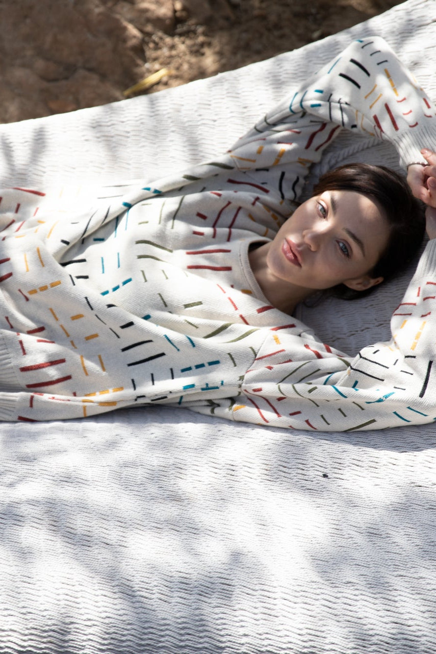 Tonalli Ash & Multicolor Lounge Sweater - Espiritu
